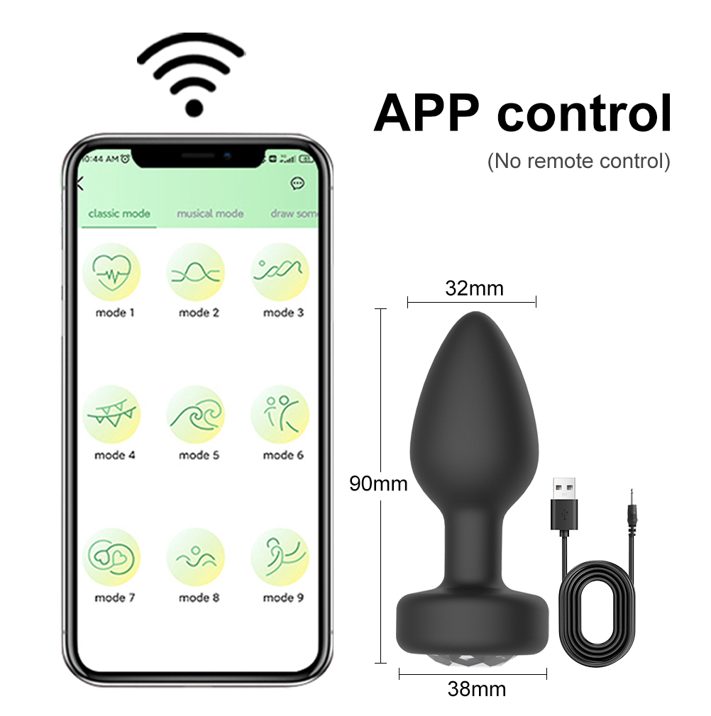 VibraPulse™ — Plug Anal Inteligente con Control