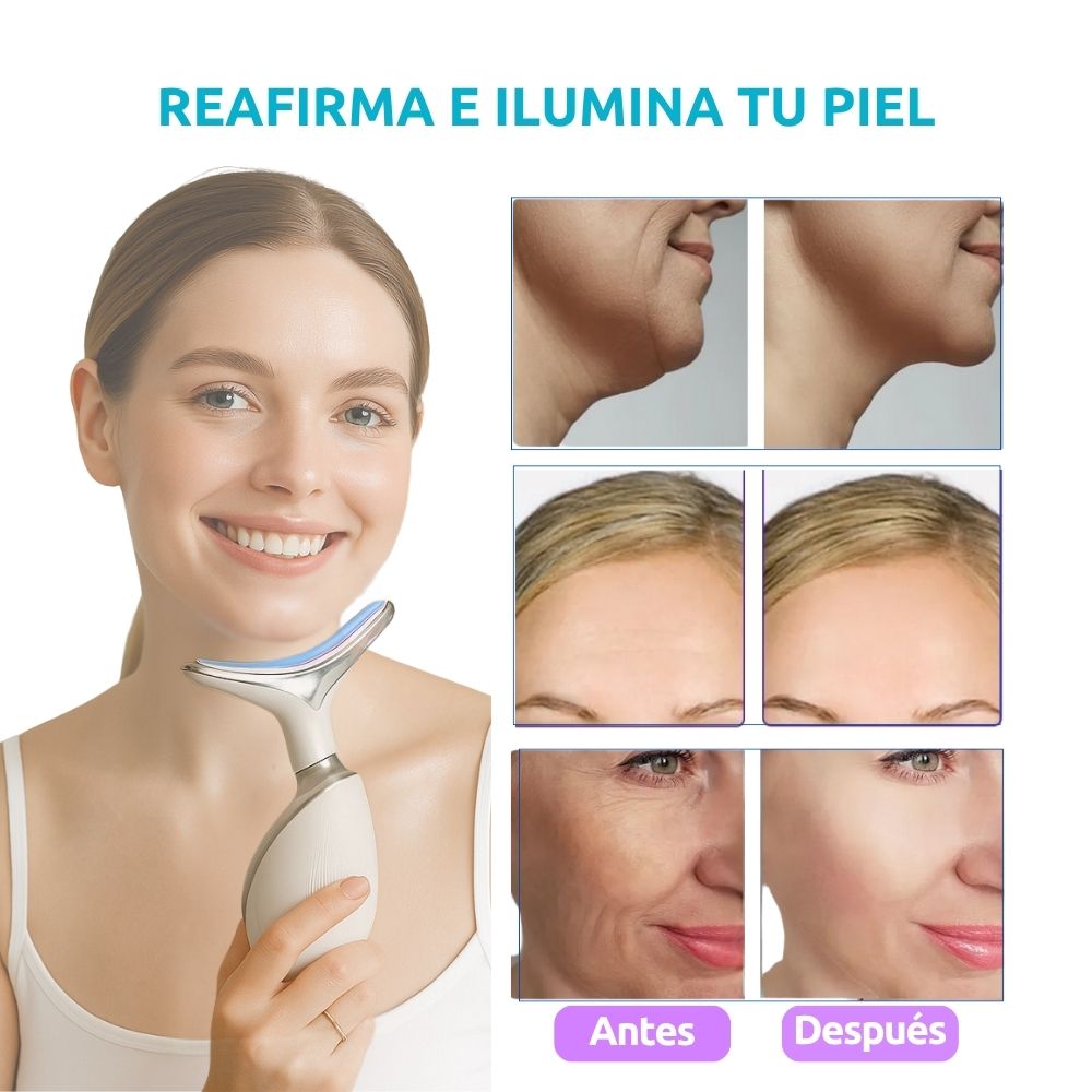 RevitaLift™ 3 en 1 🔥 Rejuvenecedor Facial para una piel más firme, luminosa y joven desde casa