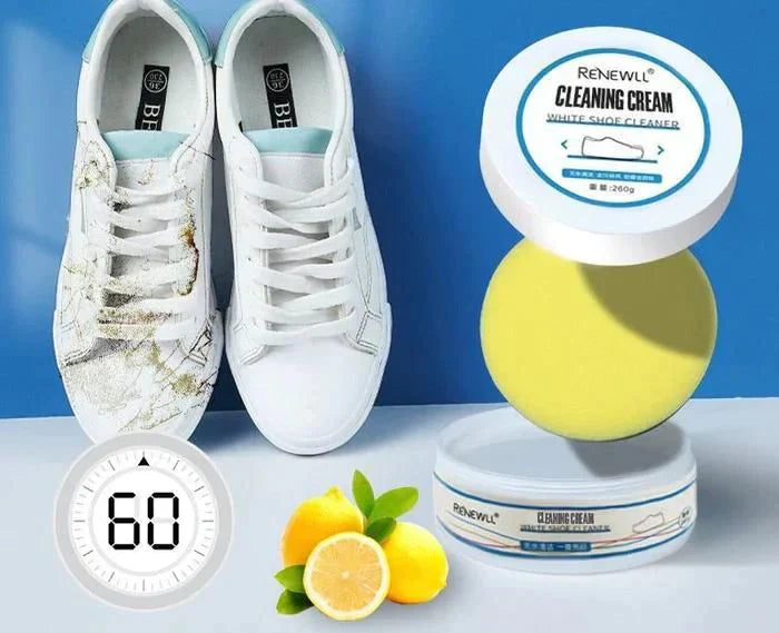 Cleaning Cream™ – Compra 1 y recibe 1 GRATIS | Crema limpiadora multifuncional para zapatillas y accesorios