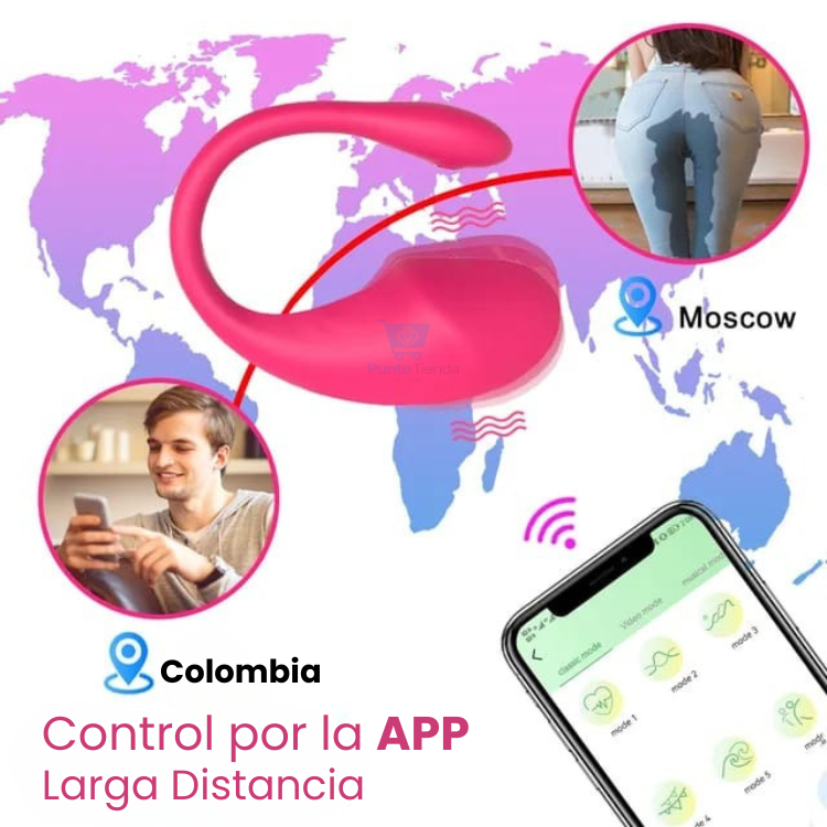 VibraSense™ 🔥 La chispa perfecta para tu vida en pareja | 10 modos de vibración con control a distancia (Bluetooth + App)