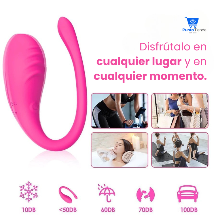 VibraSense™ 🔥 La chispa perfecta para tu vida en pareja | 10 modos de vibración con control a distancia (Bluetooth + App)