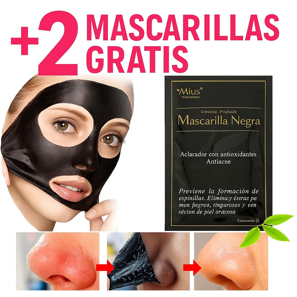 MultiCepillo Pro 5 en 1 + Mascarillas Negras Facial GRATIS