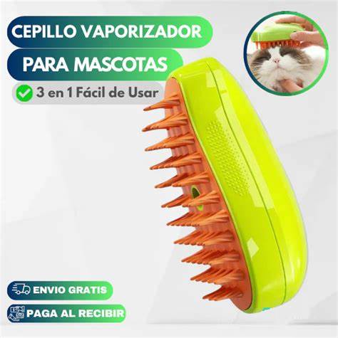 PetVapor™ – Cepillo 3 en 1 con Vapor para el Baño Perfecto