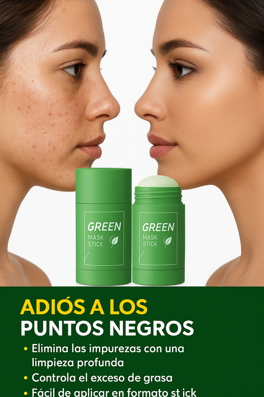 GreenClean™ – Mascarilla Purificante en Barra