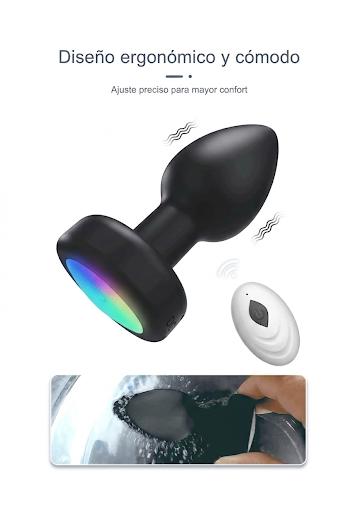 Vibrapulse™ Pro LED – Plug Inteligente Ergonómico con 10 Modos de Vibración y Control Remoto Inalámbrico