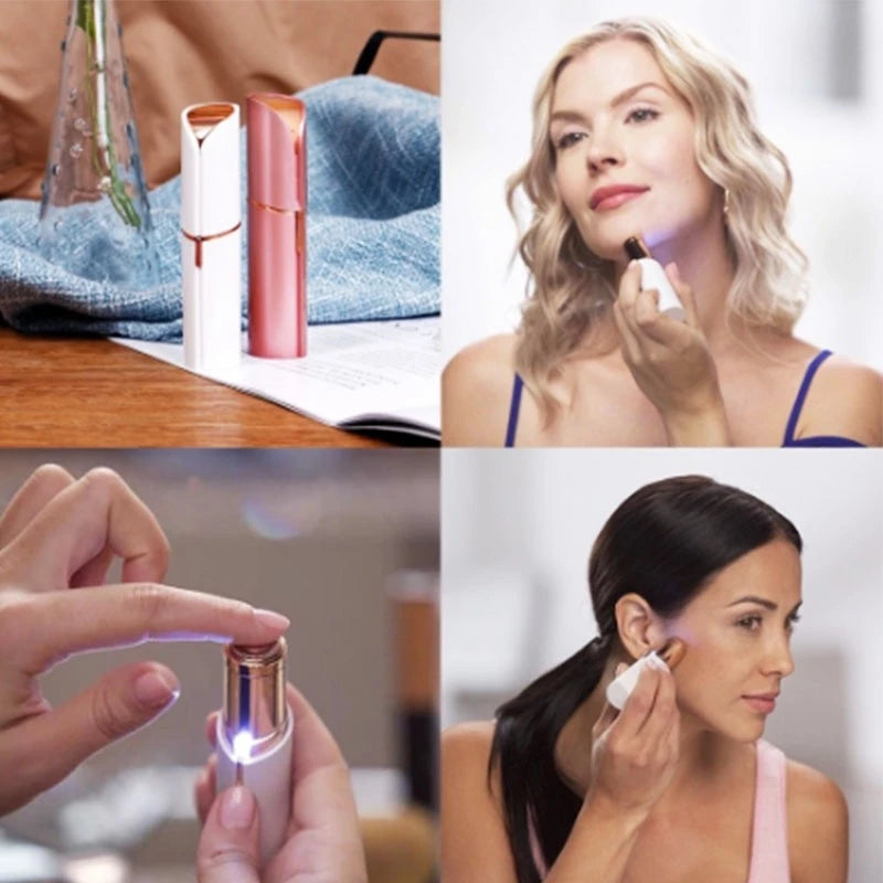 LuzBeauty® Depilador Facial y de Cejas 2 en 1 – Tu Rutina de Belleza Transformada: Práctico, Efectivo y Sin Complicaciones